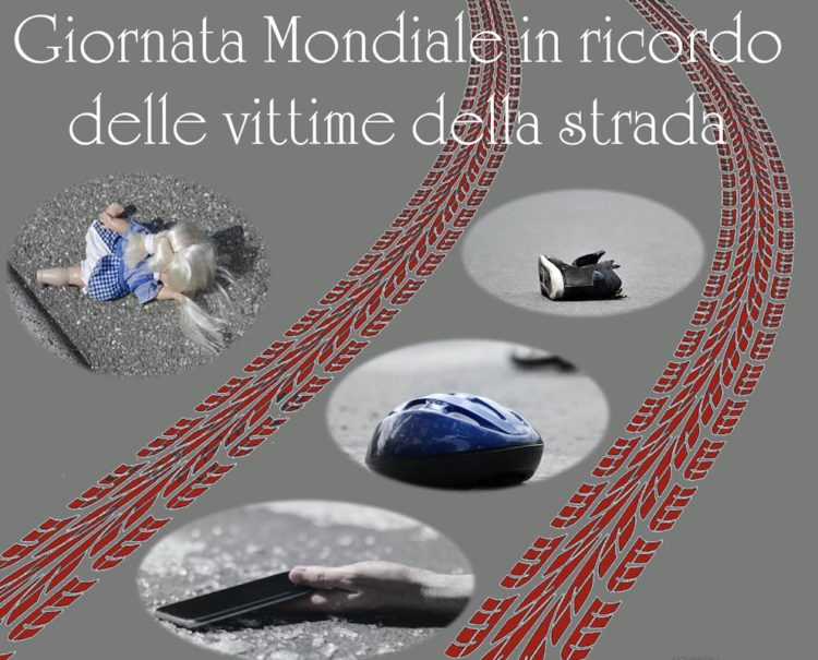 Domenica 17 novembre 2019 – Giornata Mondiale in Ricordo delle Vittime della strada