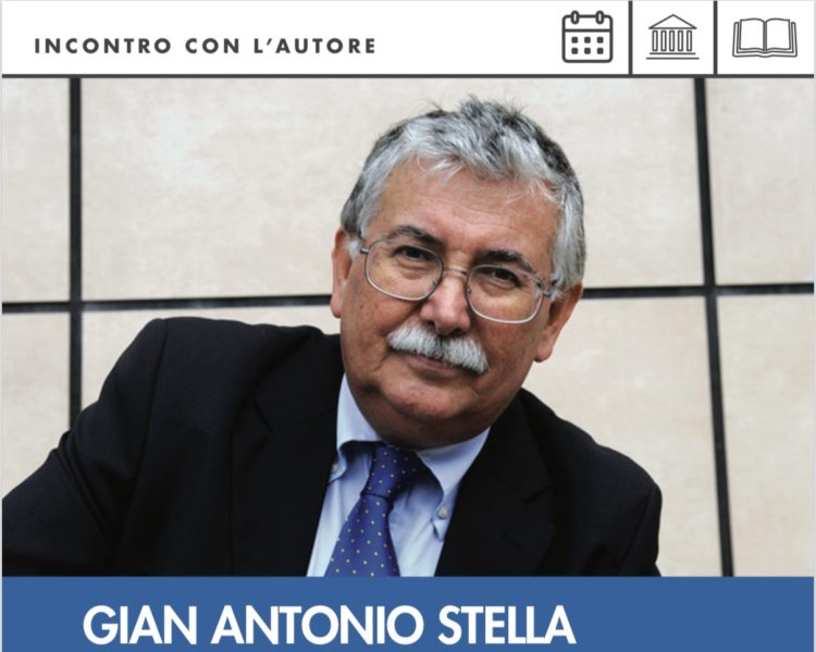 Martedì 3 dicembre 2019 INCONTRO CON L’AUTORE – GIAN ANTONIO STELLA: DIVERSI