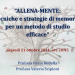 Giovedì 21 ottobre 2021 – “ALLENA-MENTE: tecniche e strategie di memoria per un metodo di studio efficace”