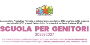 Ecco la 18a stagione formativa della SCUOLA PER GENITORI di Prospettiva Famiglia – Anno 2026/27