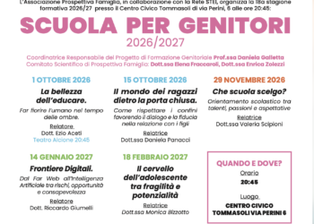Ecco la 18a stagione formativa della SCUOLA PER GENITORI di Prospettiva Famiglia – Anno 2026/27