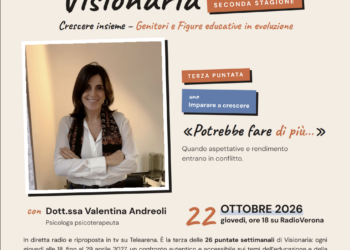 Giovedì 22 Ottobre 2026 – VISIONARIA | Terza puntata – «Potrebbe fare di più…»